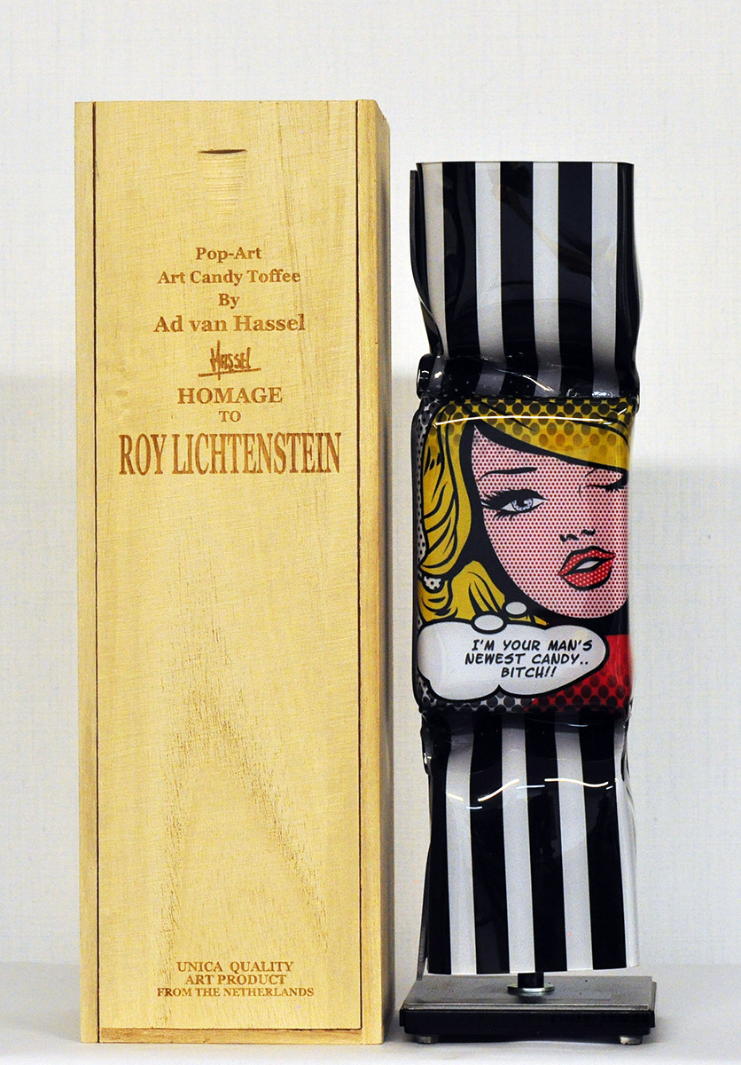 Ad van Hassel + Toffee homage to Roy Lichtenstein (incl. box)